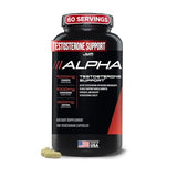 Alpha JYM bouteille de capsules, soutien potentiel à l'énergie lors de l'entraînement.