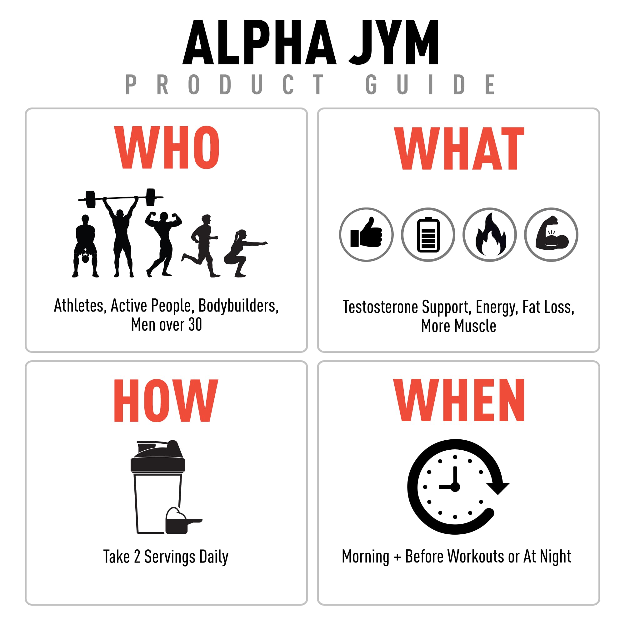 Dose quotidienne d Alpha JYM pour un usage régulier et cohérent.