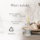 K. Hall Designs diffuseur lait: flacon réutilisable, riche en huiles essentielles.