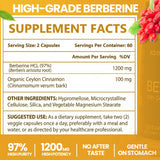 Gélules Berberine HCL K2 Organics, faciles à avaler pour un apport quotidien.