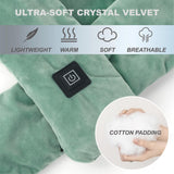 KADORVA cou chauffant en velours cristal pour un toucher doux.