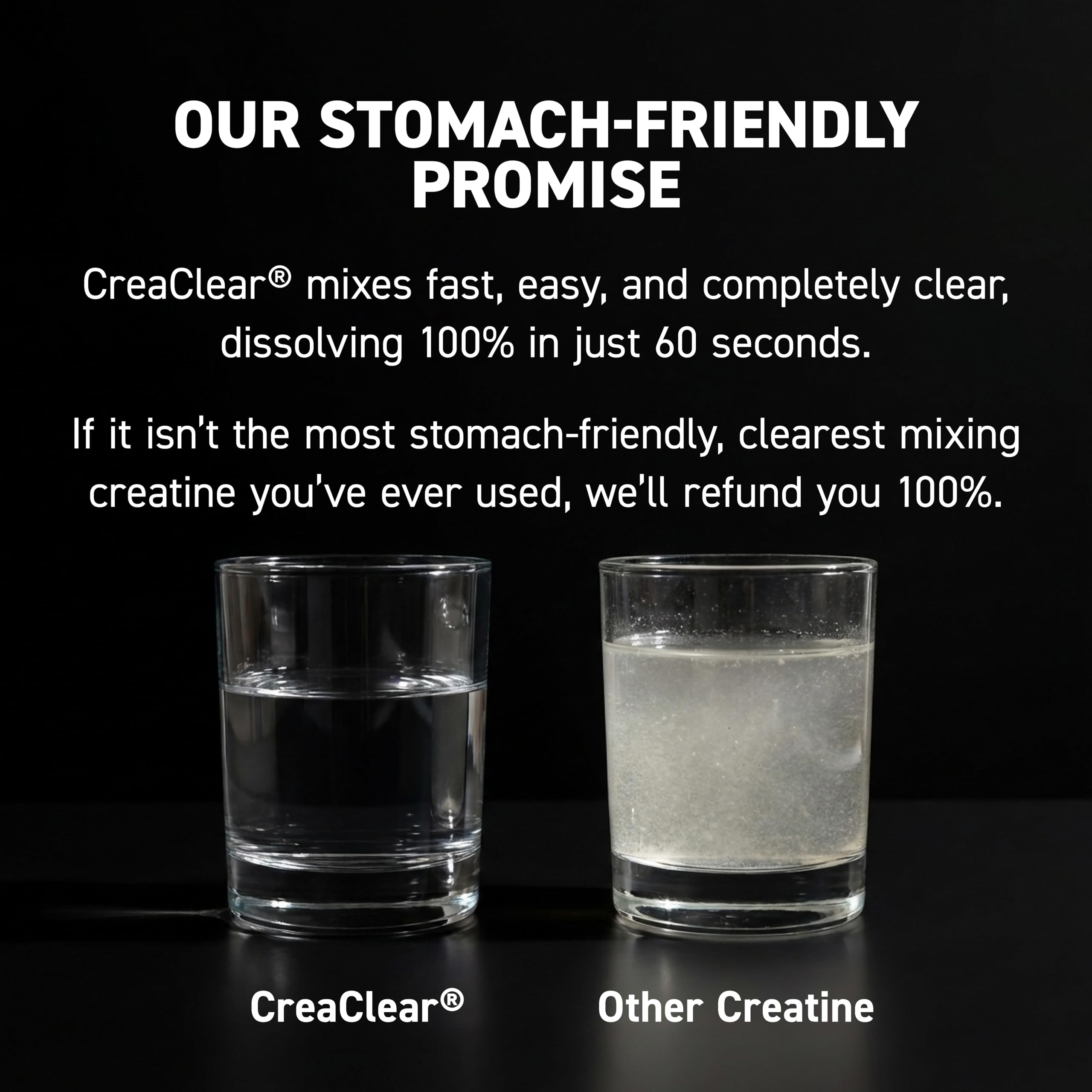 Kaged CreaClear: absorption améliorée potentielle lors d efforts physiques.
