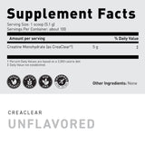 Kaged CreaClear: emballage disponible en 30 ou 100 portions.