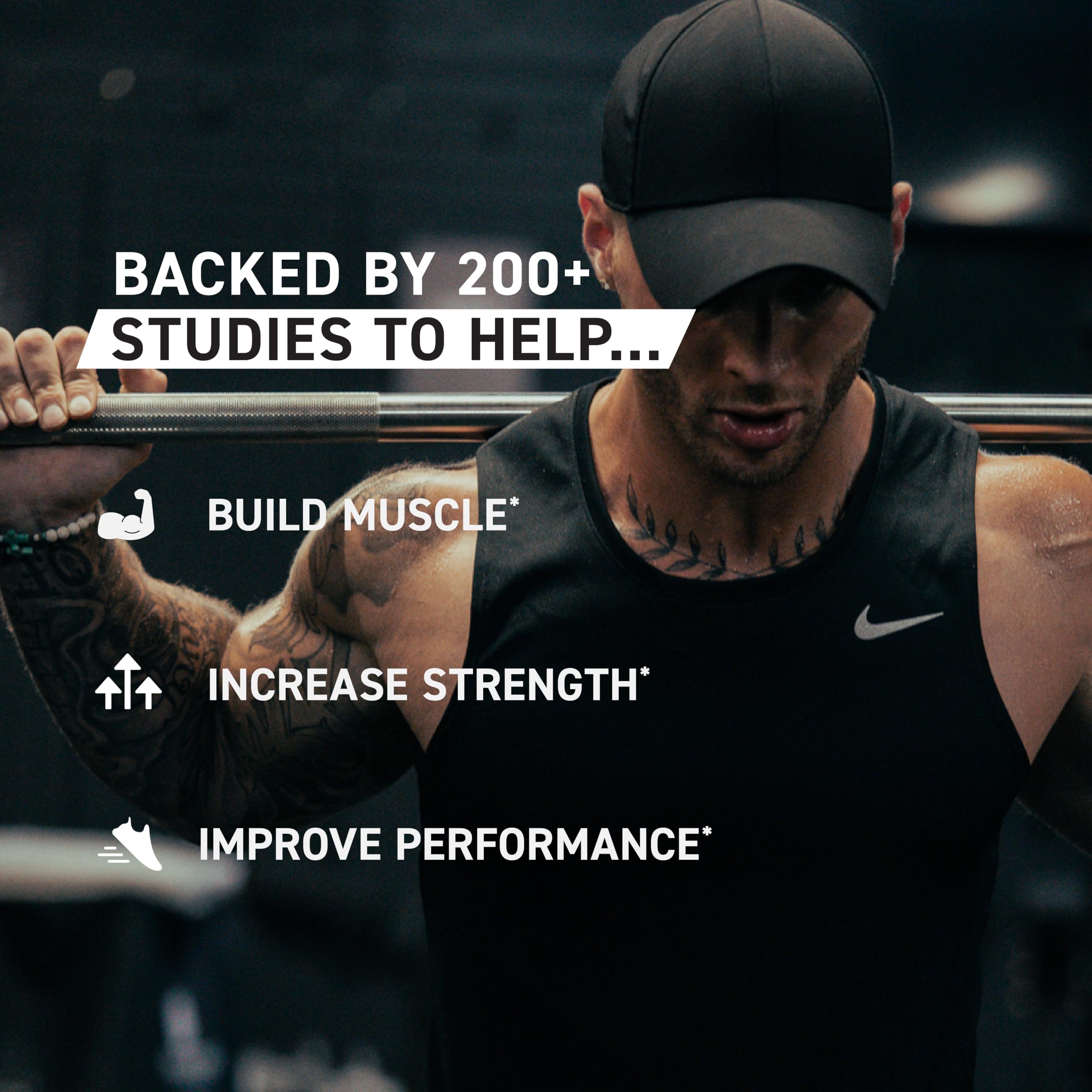 Kaged Creatine Elite mélangée dans un smoothie pour booster l'entraînement.