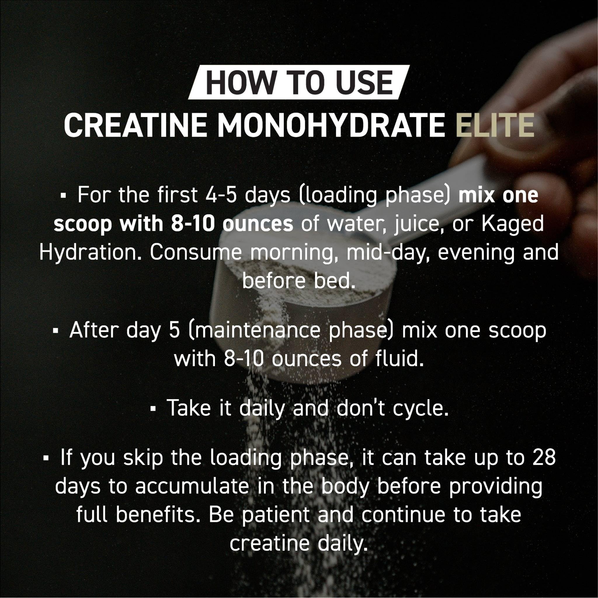 Récupération post-entraînement avec Kaged Creatine Elite.