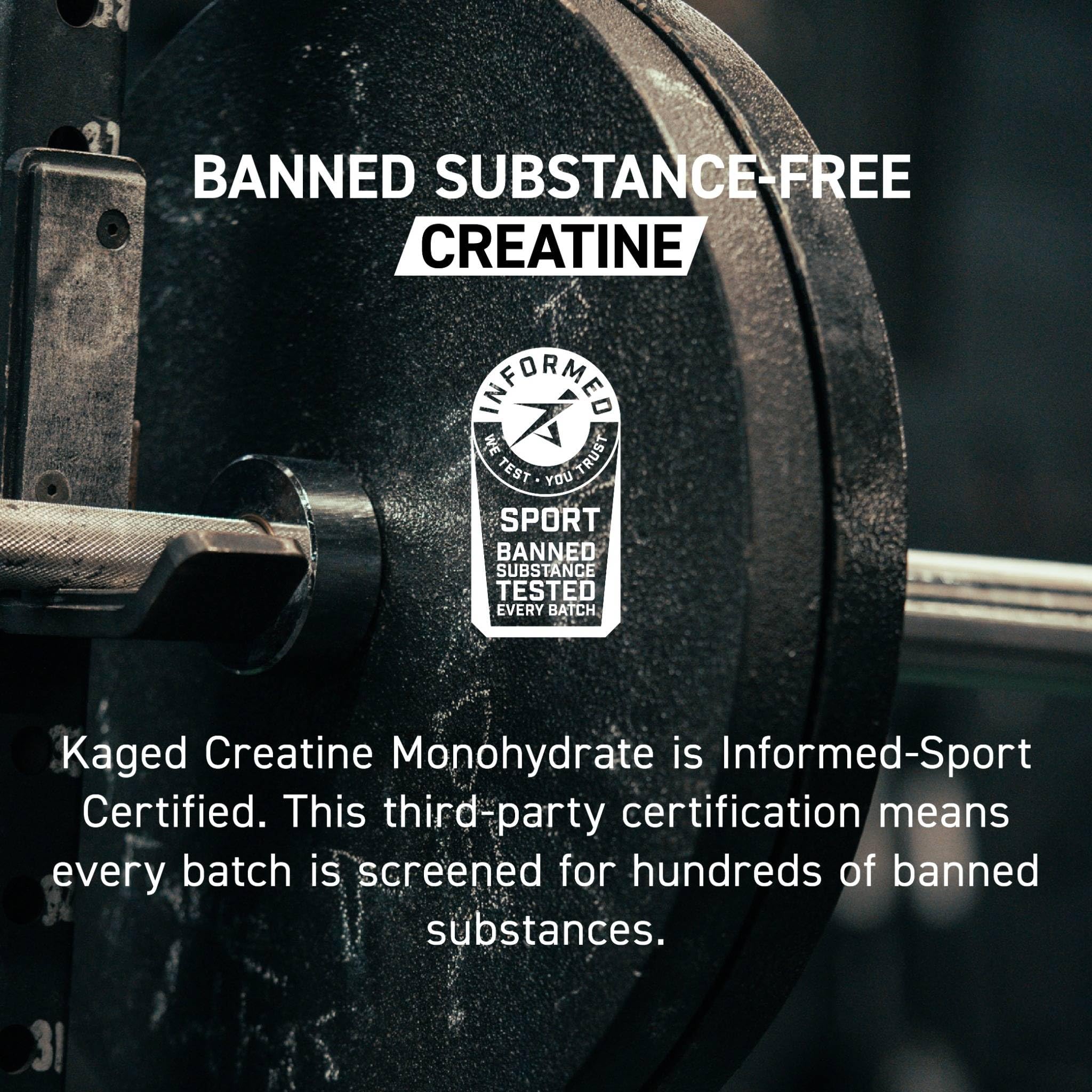 Formule vegan et sans gluten de Kaged Creatine Elite.