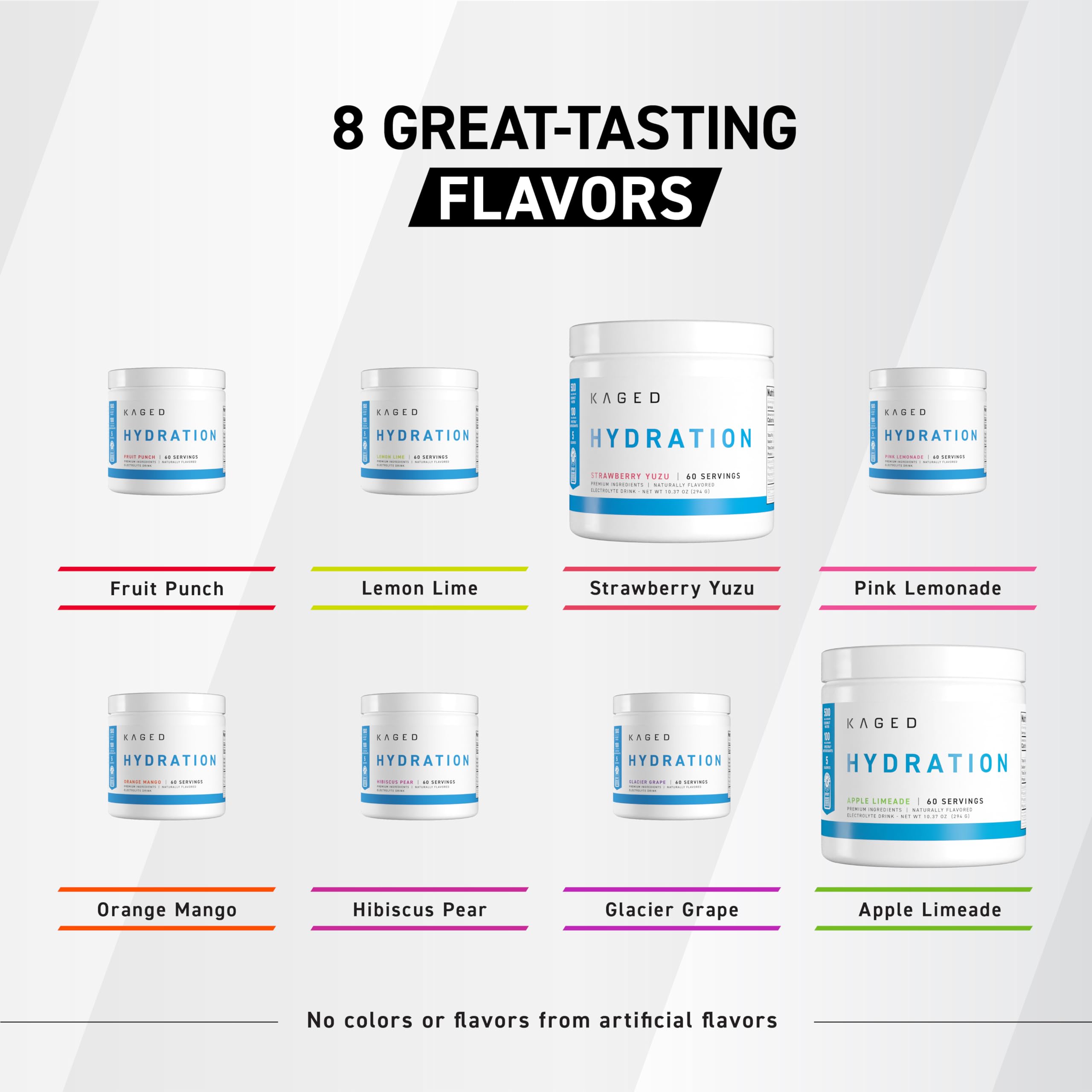 Base polyvalente pour personnaliser votre mélange dans Kaged Daily Hydration.