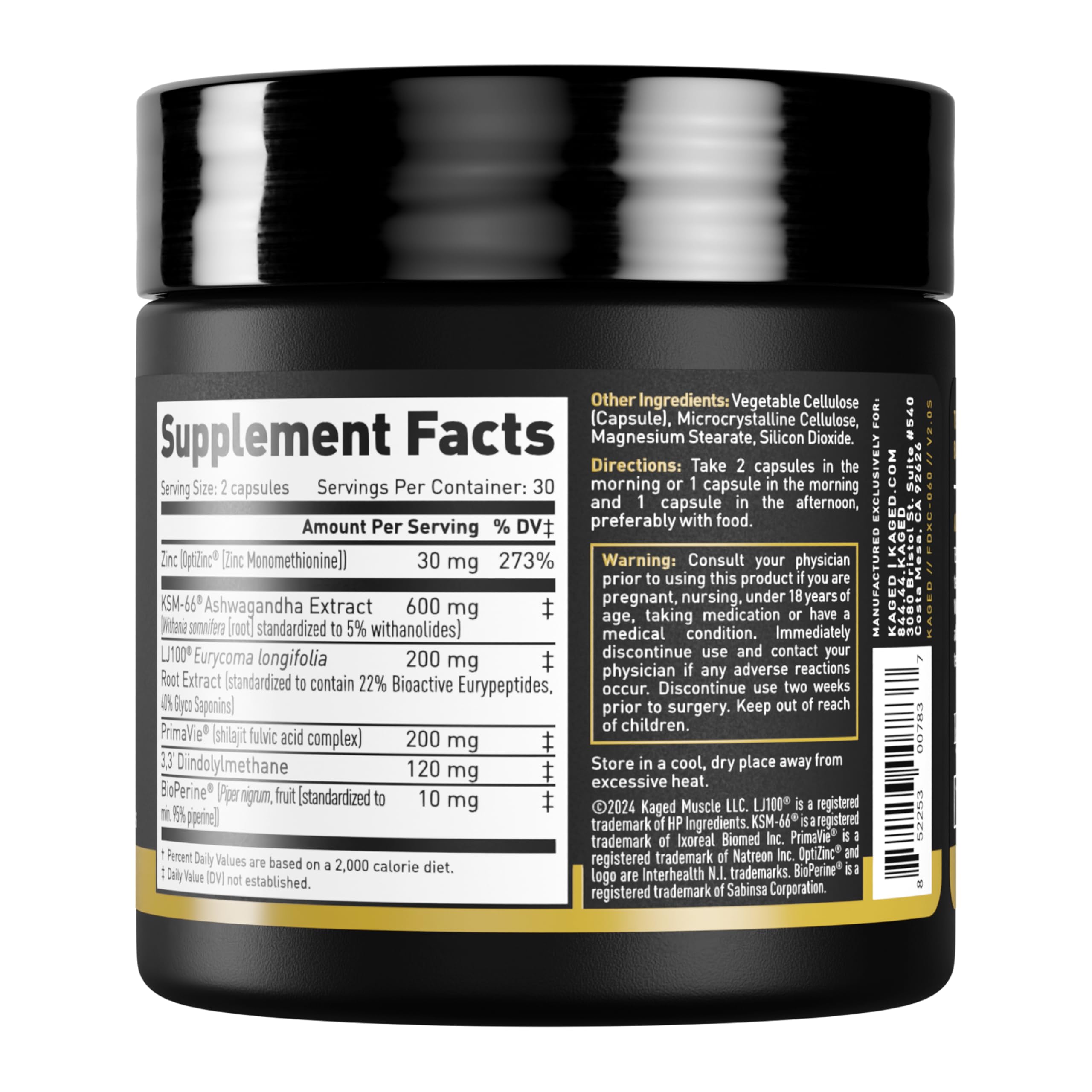 Kaged Ferodrox – efficacité: formulation transparente et tests tiers