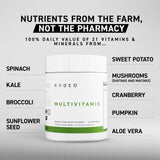 Kaged Multivitamin capsules non parfumées faciles à avaler au quotidien.