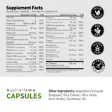 Kaged Multivitamin vitamine C, D, E et B12 pour un apport complet.