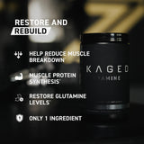 Kaged Muscle Glutamine, fermentation végétale, source naturelle et sûre pour l'effort.
