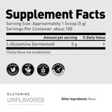 Kaged Muscle Glutamine, sans additifs ni arômes artificiels, traçabilité assurée.