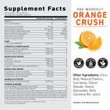 Shaker Kaged Orange Crush pour mélanger facilement la boisson pré-entraînement.