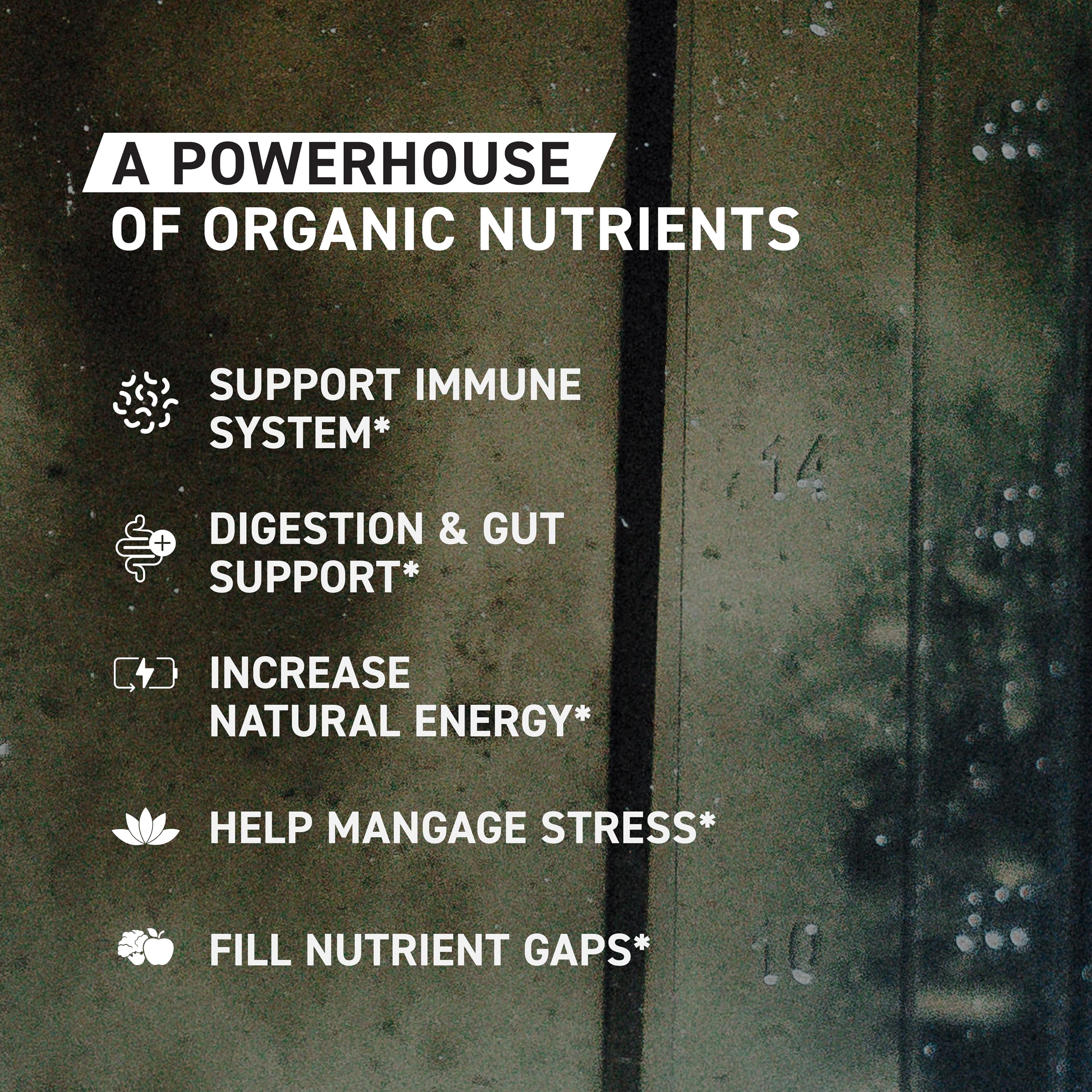 Kaged Organic Greens rituel matinal avec ashwagandha adaptogène pour le calme