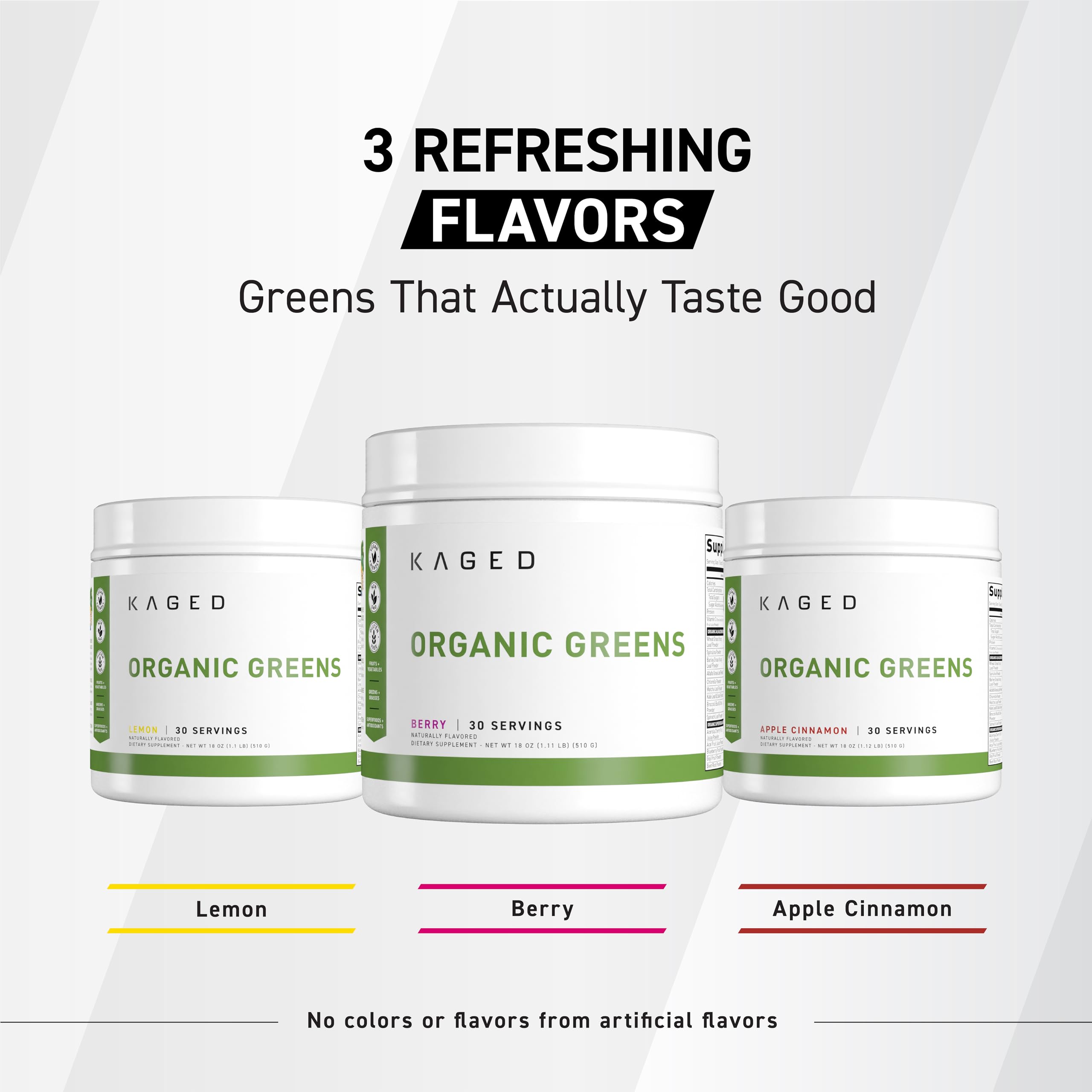 Kaged Organic Greens préparation rapide dans l eau, pratique et sain