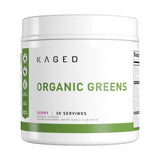 Kaged Organic Greens verre Berry, énergie matinale fraîche et naturelle sans sucre