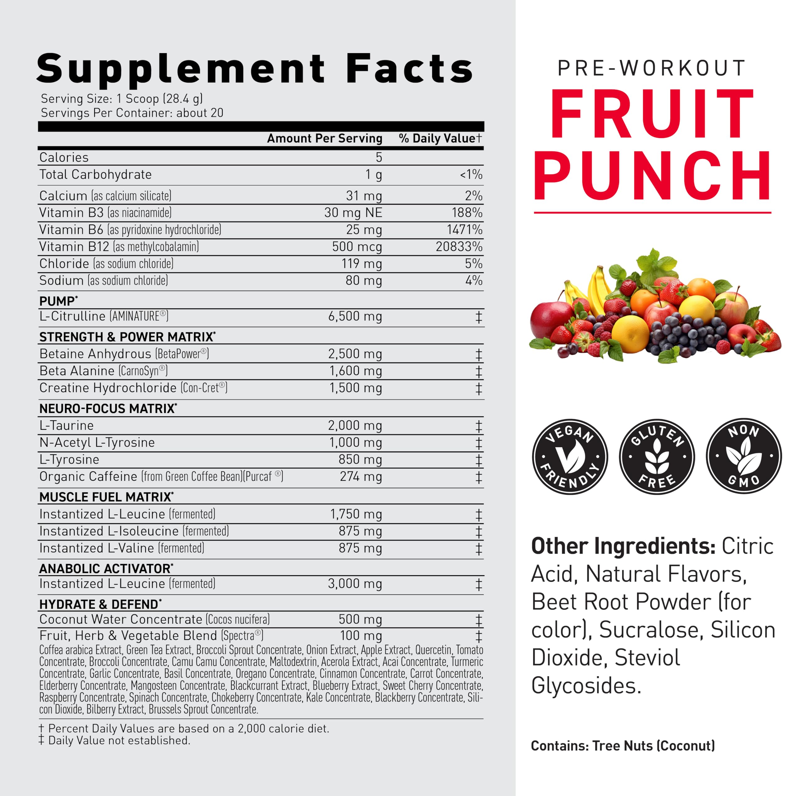 Kaged Original Pré-entraînement saveur fruits rouges acidulés — emballage soigné et sachet refermable.
