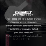 Kaged Original Pre Workout Pink Lemonade – Poudre rose se dissolvant facilement.
