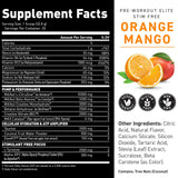 Kaged Pré-entraînement Elite Orange Mango - verre ou shaker propres pour mélanger