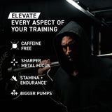 Kaged Pre-Entraînement Elite Stim Free, beta-alanine brevetée pour endurance prolongée.