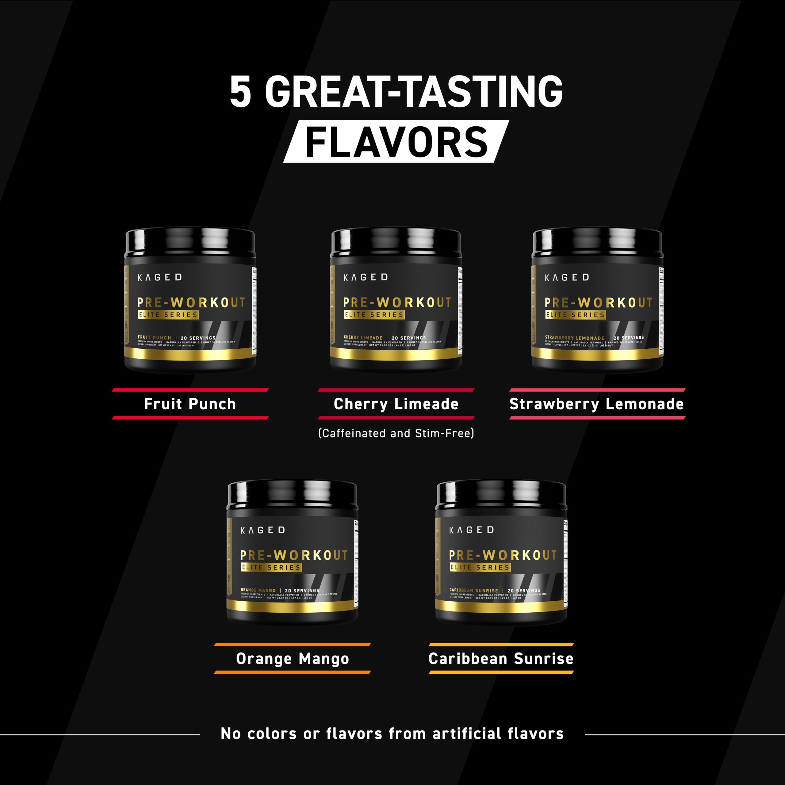 Kaged Pre Workout Elite Orange Mangue — concentration mentale accrue pendant l’entraînement.