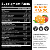 Kaged Pre Workout Elite Orange Mangue — énergie durable pour soutenir les séances intenses.