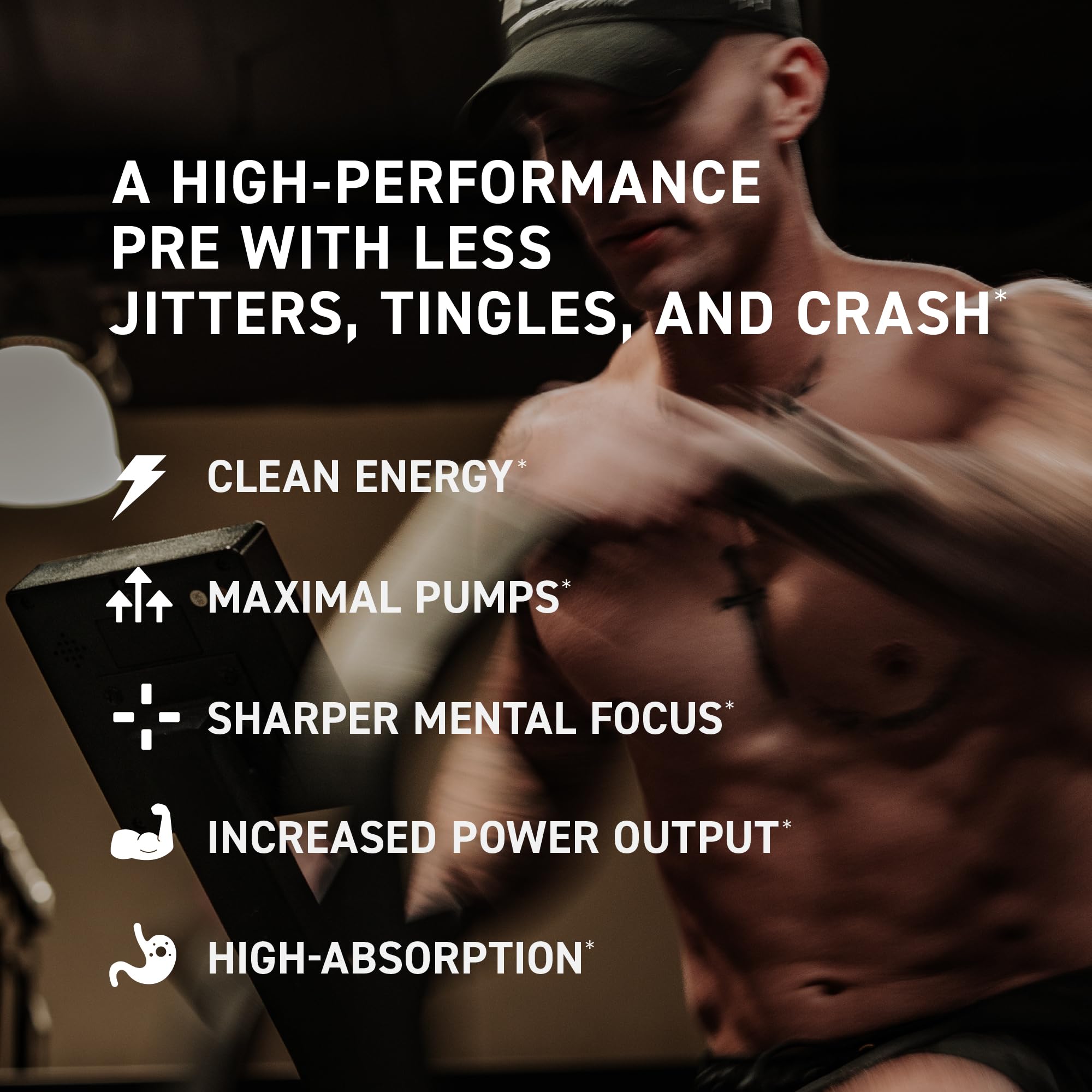 Kaged Pre Workout MAX – créatine monohydrate, soutien à la force et récupération