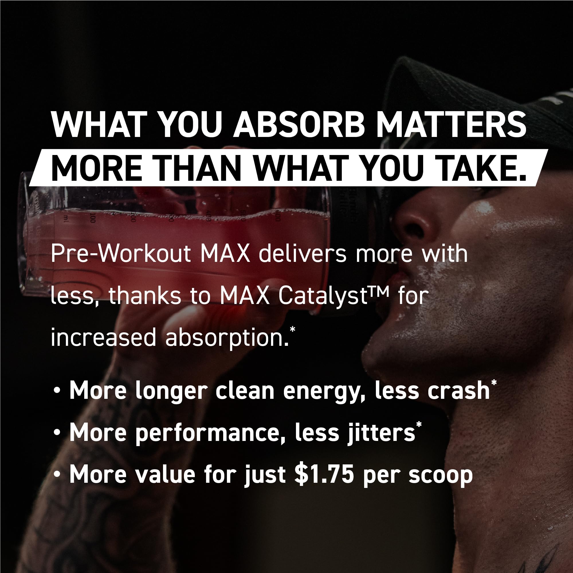 Kaged Pre Workout MAX – utilisation en salle de sport, formule sans picotement
