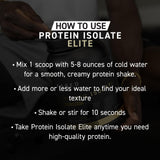 Kaged Protéine Isolat Elite – idéal après entraînement pour soutenir le rétablissement.