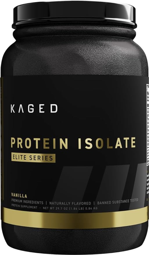 Kaged Protéine Isolat Elite – étiquette nutrition claire et complète pour contrôler les apports.