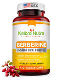 Kaibro Nutra Berberine: bouteille ouverte prête à l usage quotidien pour le soutien potentiel