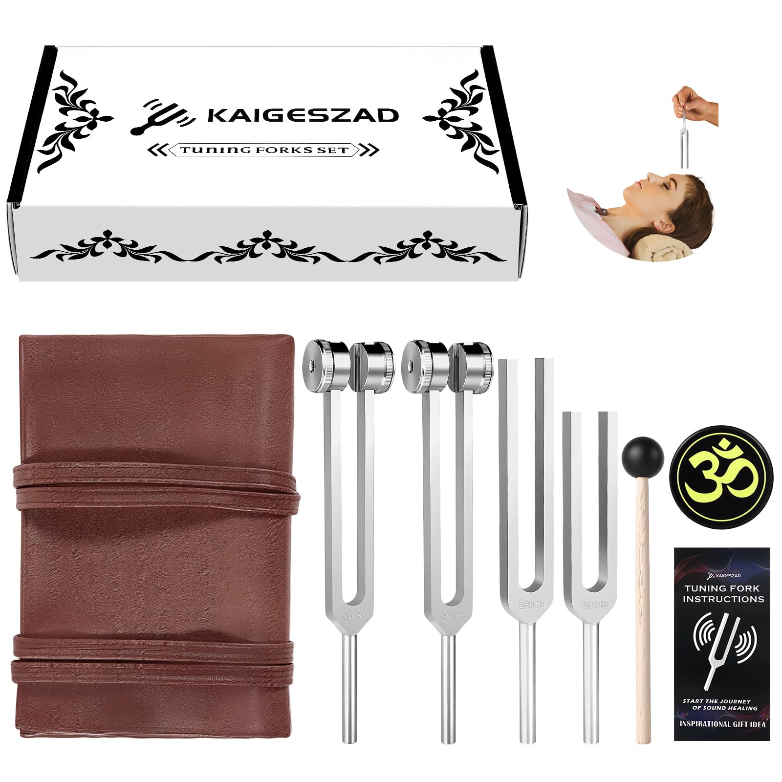 KAIGESZAD diapason 128 Hz pour méditation et équilibre.