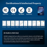 KAISAR guide d'utilisation sécurisée affiché sur l'appareil.