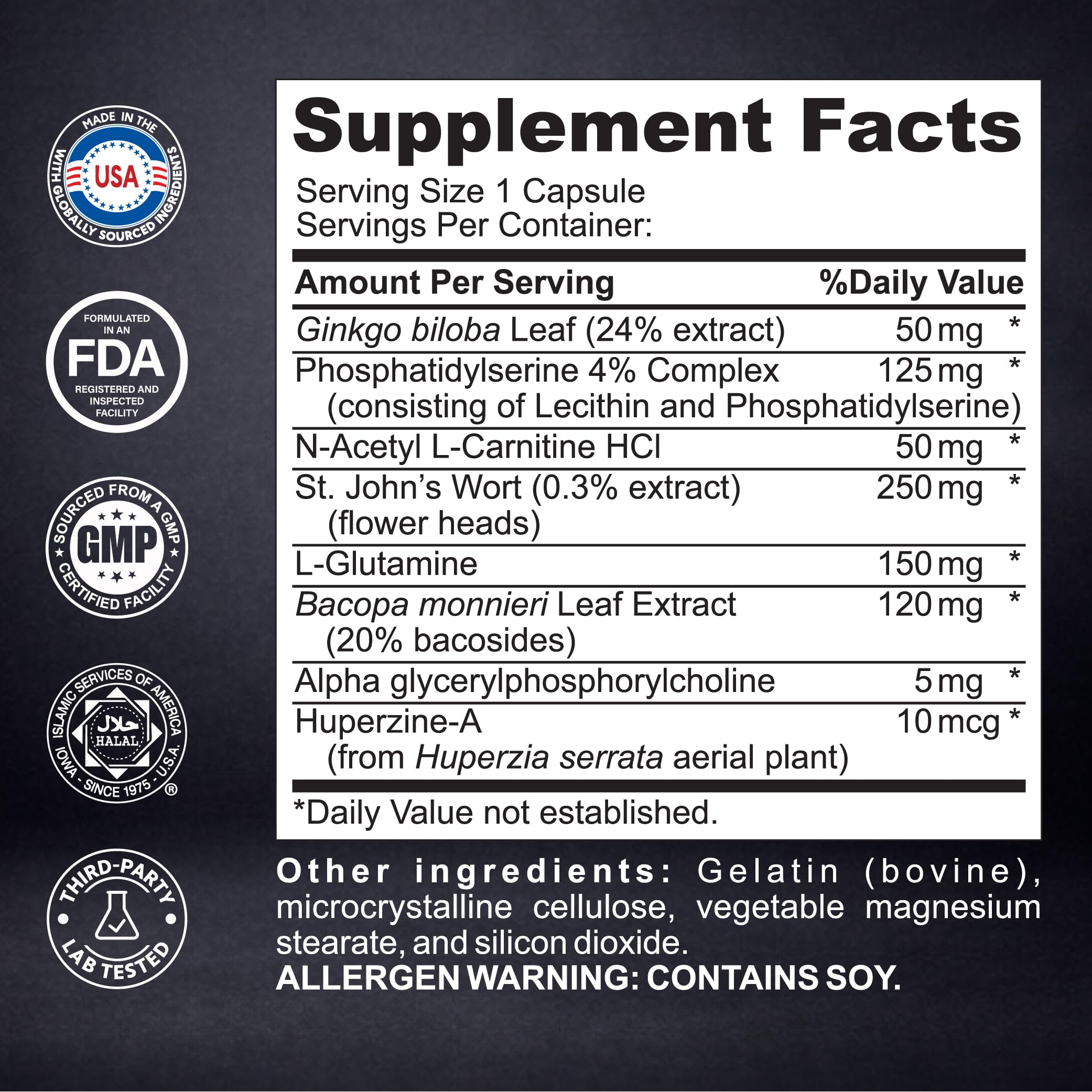 Kaitamin Brain Neuro Matrix – Bacopa Monnieri favorise la clarté mentale et la concentration.