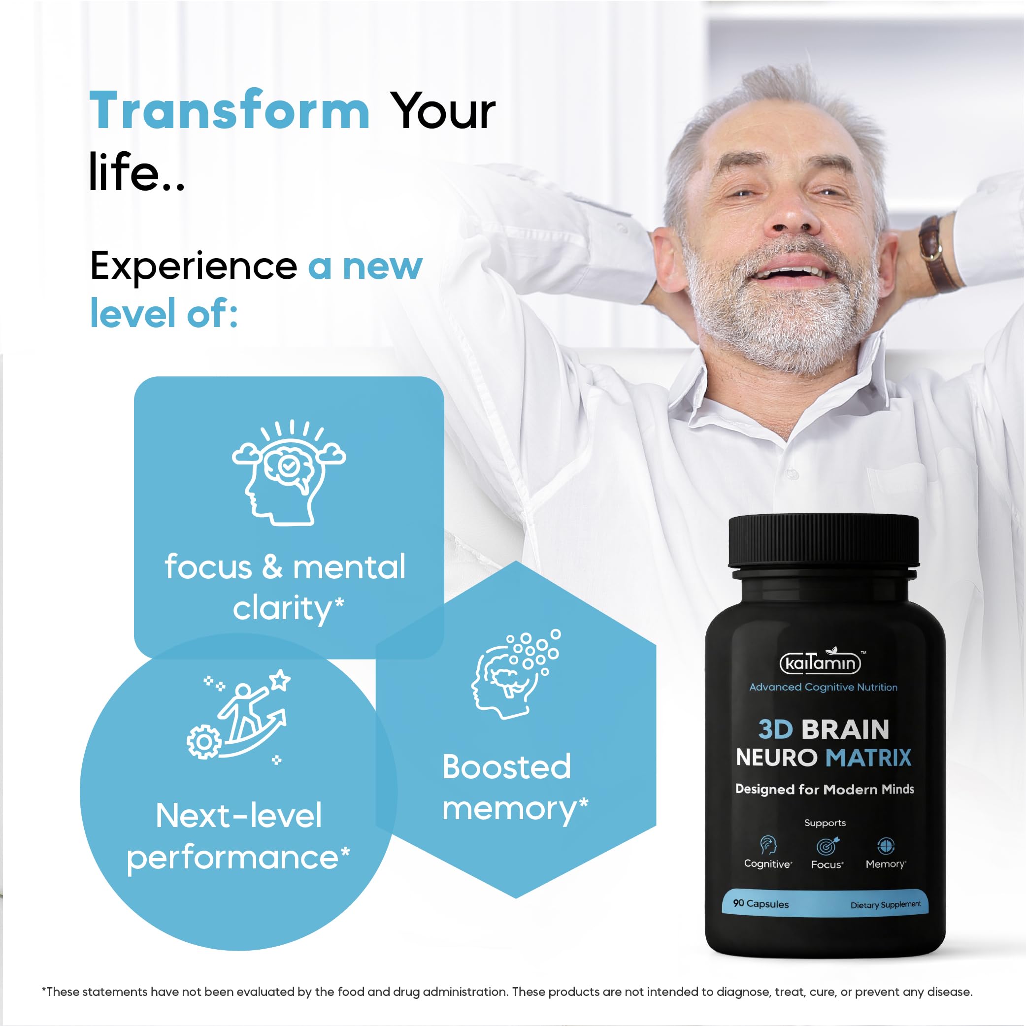 Kaitamin Brain Neuro Matrix – Huperzine A améliore l’attention sans stimulants.