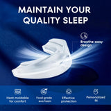 Kaitse garde-dents nocturne, design bas profil pour une sensation discrète au sommeil.