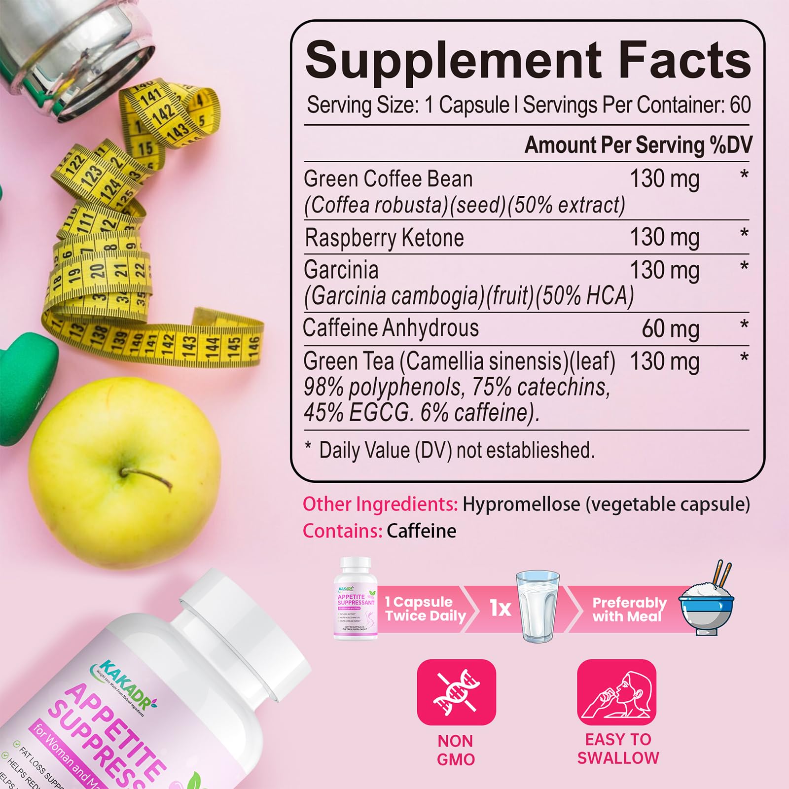 KAKA DR capsules – suppresseur d’appétit pour maîtriser les fringales