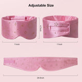 Masque KAKA Shining ajustable avec velcro rose pour maintien sûr.
