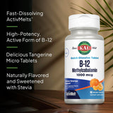 KAL B12 ActivMelt absorption optimale grâce à la forme méthylcobalamine