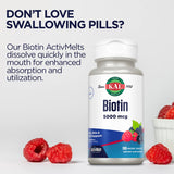 Kal Biotine 5000mcg, emballage compact: rangement simple et pratique.