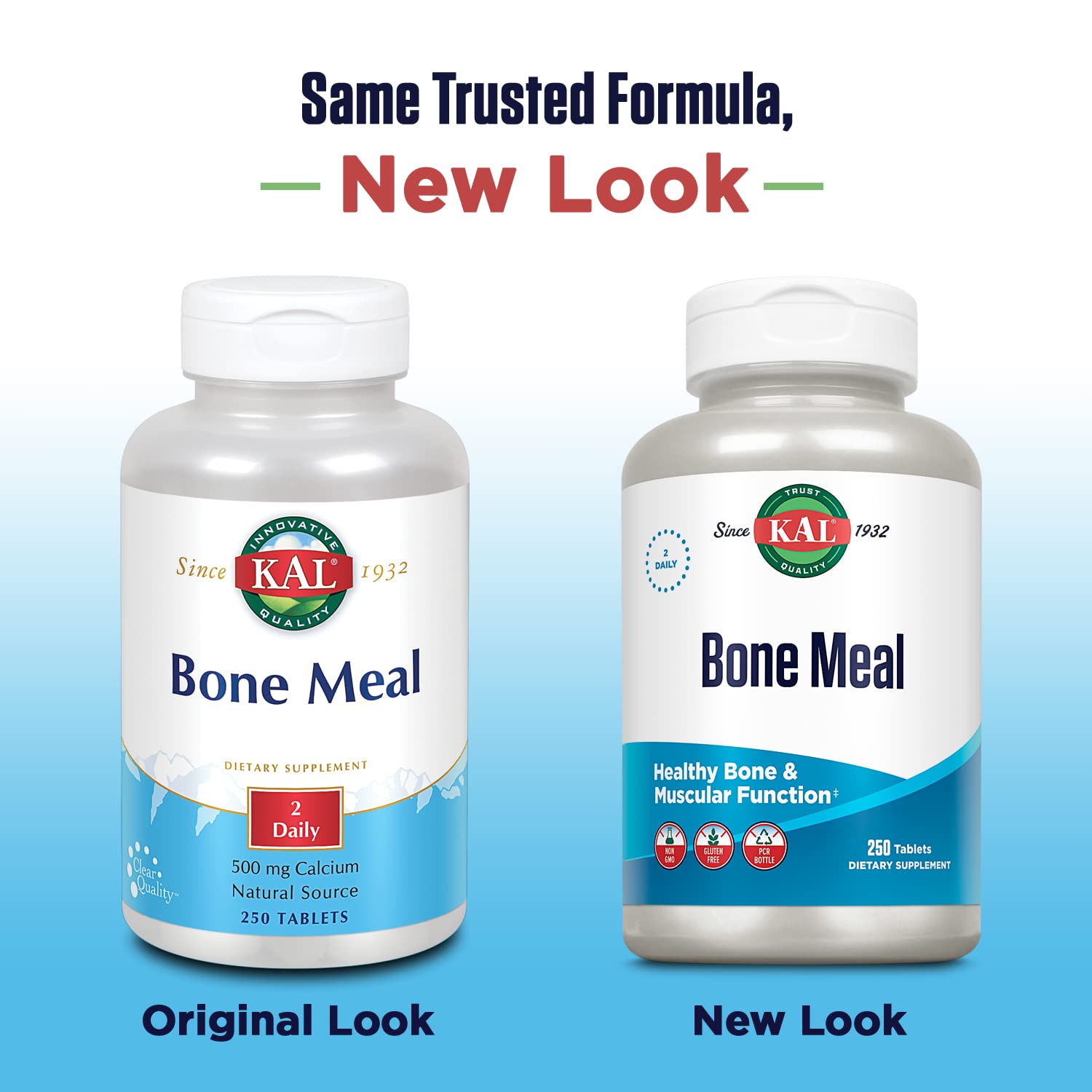 KAL Bone Meal – tablettes dans la main, format pratique pour la posologie