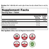 Kal C-500 tablettes acide ascorbique 500 mg pour un apport quotidien