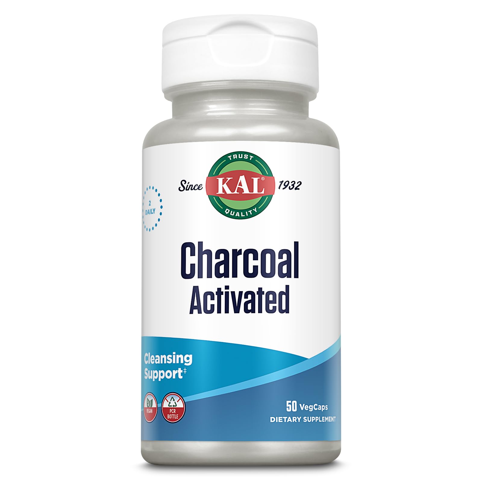 KAL Charbon activé 280 mg – boîte pratique pour votre routine quotidienne.
