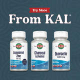 KAL Charbon activé 280 mg – vue d'ensemble des capsules pour planification.