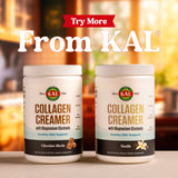Usage quotidien de KAL Collagen Creamer Vanille, ajout facile dans café ou smoothie.