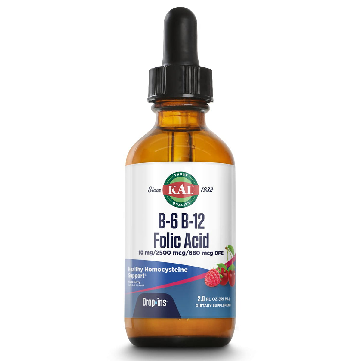 KAL DropIns montre la bouteille avec versement pour un dosage facile