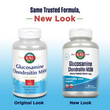 KAL Glucosamine Chondroïtine MSM - étiquette et composition visibles.