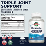 KAL Glucosamine Chondroïtine MSM - tablettes compactes faciles à avaler.