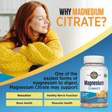 Kal gommes citrate magnésium – texture gélifiée agréable pour une consommation rapide.