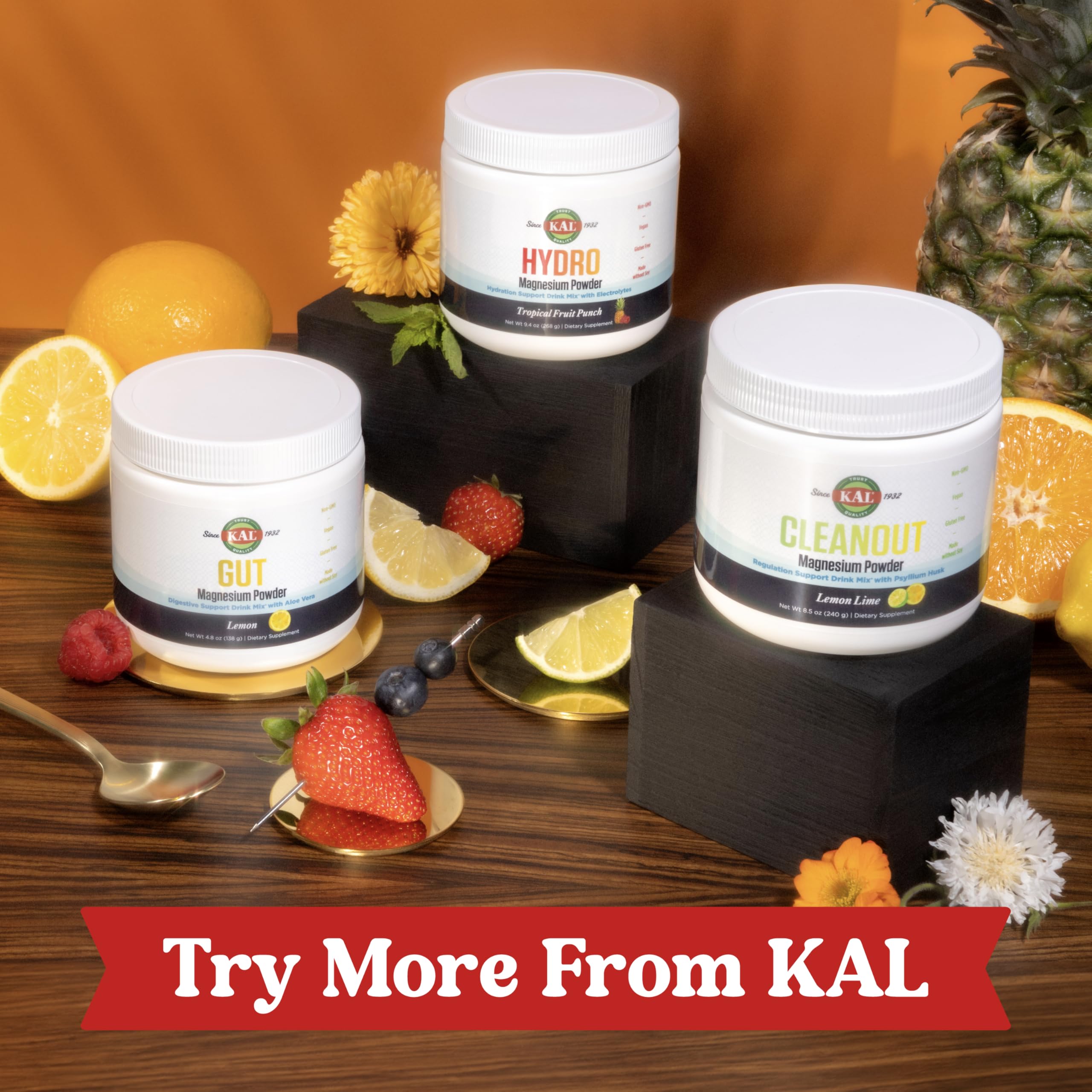 Kal Gut Magnesium Plus Aloe Lemon – Emballage durable pour une routine bien-être durable.